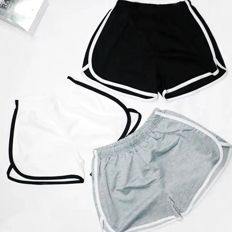 VEKY Women's Quick Dry Elastic Shorts for Summer Fitness