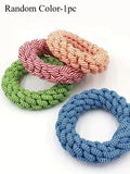 Durable Linen Pet Dog Rope Toy for Medium Large Dogs