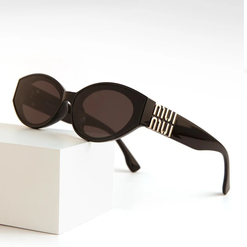 Luxury Oval Sunglasses for Women by MERCELYN - UV400 Protection