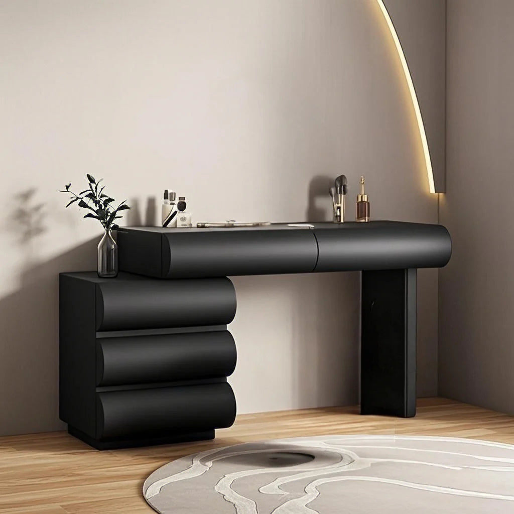 Modern White Wooden Makeup Dressing Table for Bedrooms