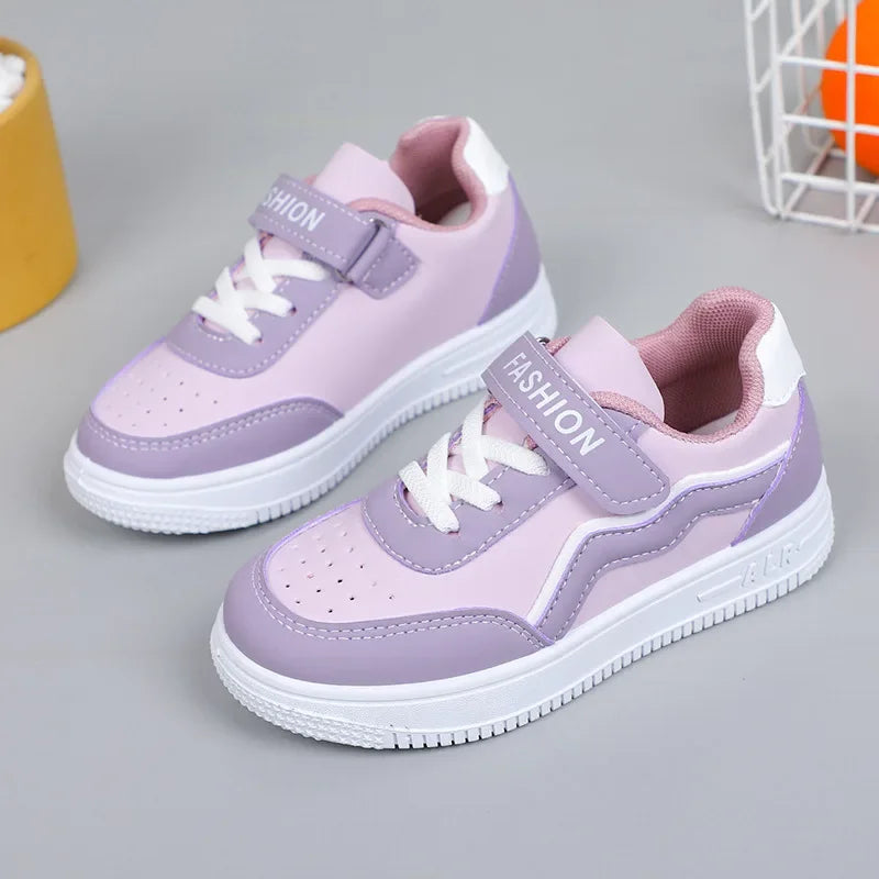 Purple Casual Sneakers for Girls with Anti-Slip Design