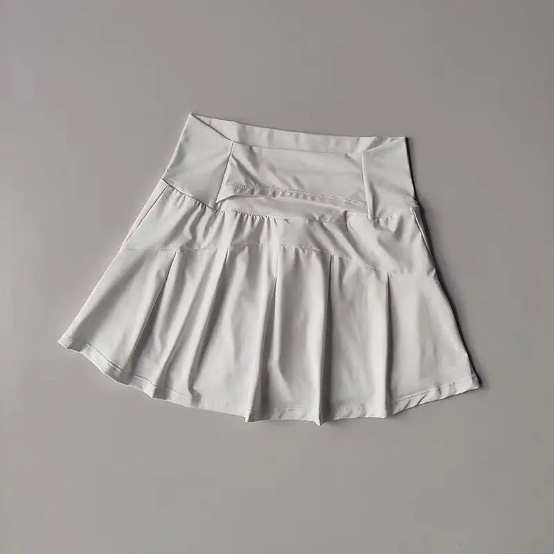 Women's Quick Dry High Waist Sports Skirt for Tennis and Yoga