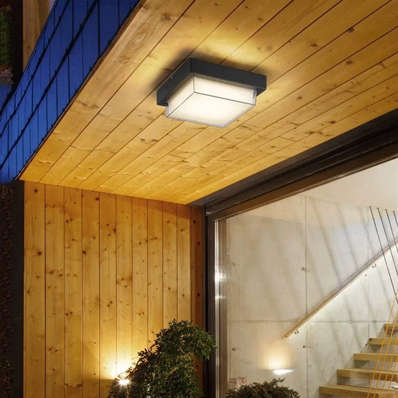 Modern Waterproof LED Wall Lamp for Outdoor Spaces