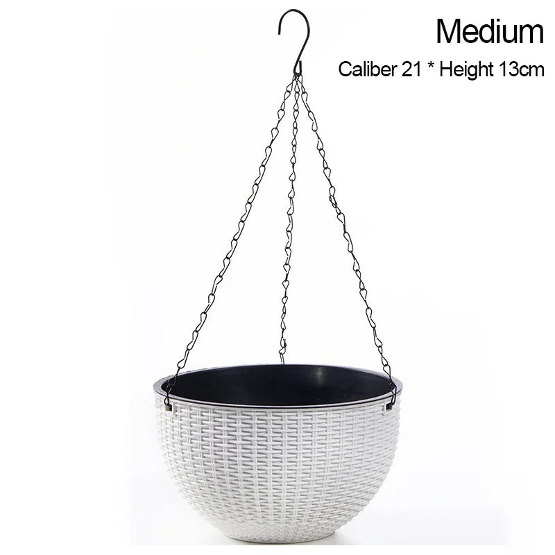Macrame Hanging Plant Pot for Outdoor Flowers and Vases