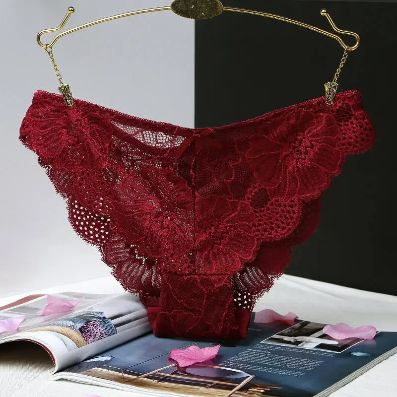 Sexy Lace Transparent Briefs for Women by MOONBIFFY