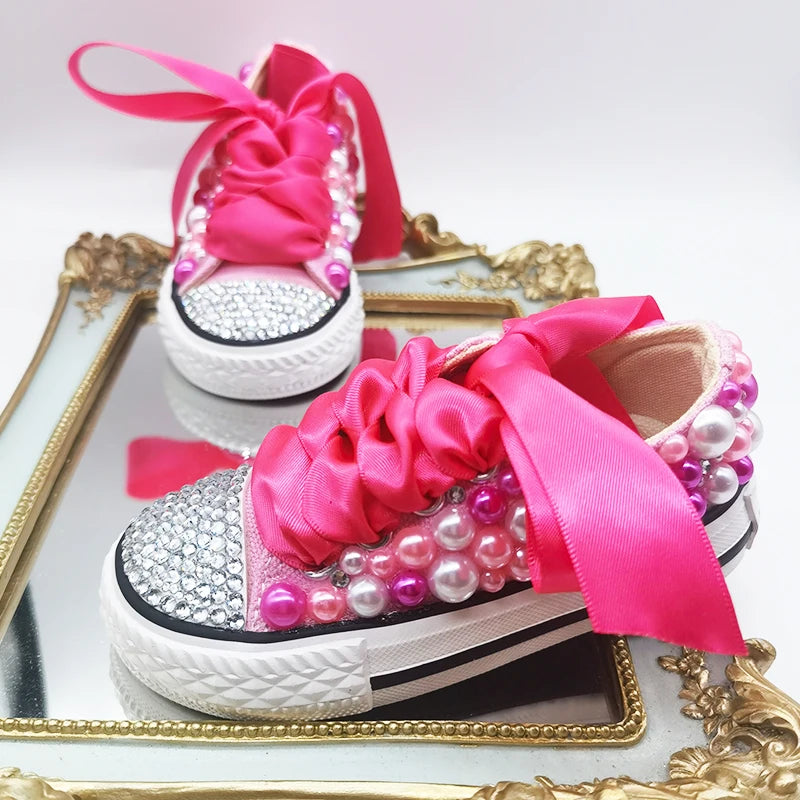 Rainbow Canvas Sneakers for Girls Birthday Party