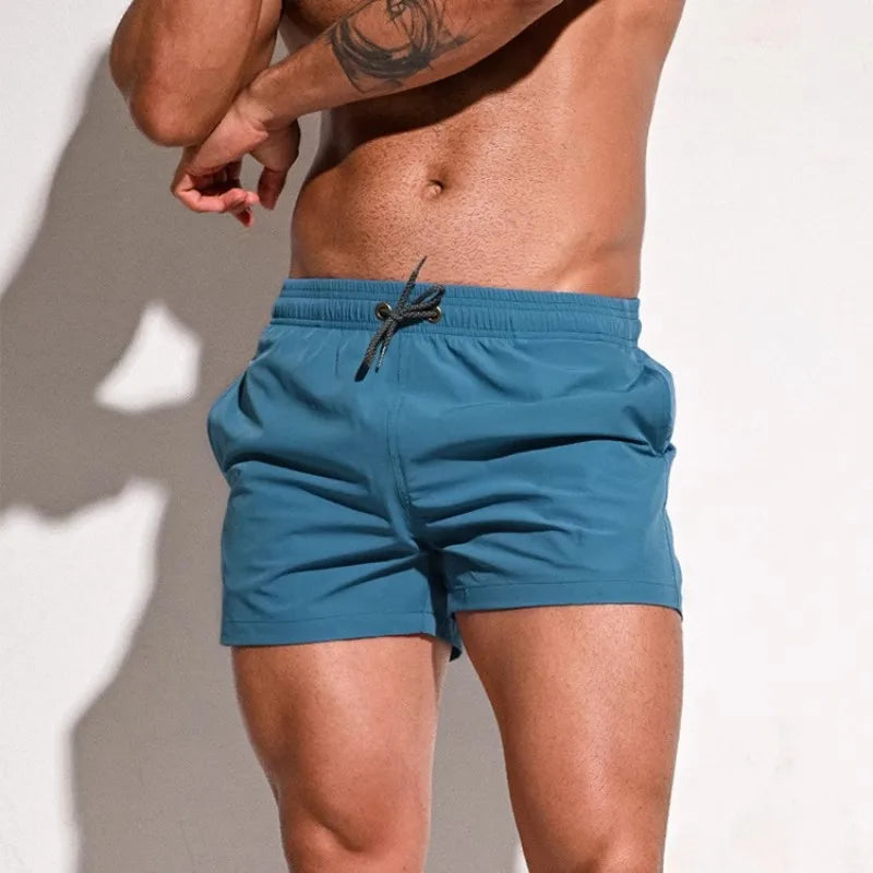 Men's Quick Dry Swim Shorts for Summer Beach Activities