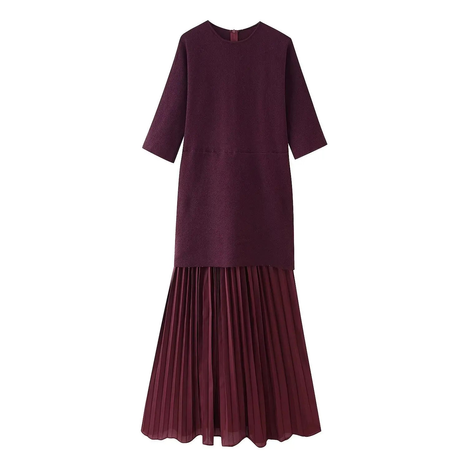 2025 Summer Knitted Patchwork Dress for Women