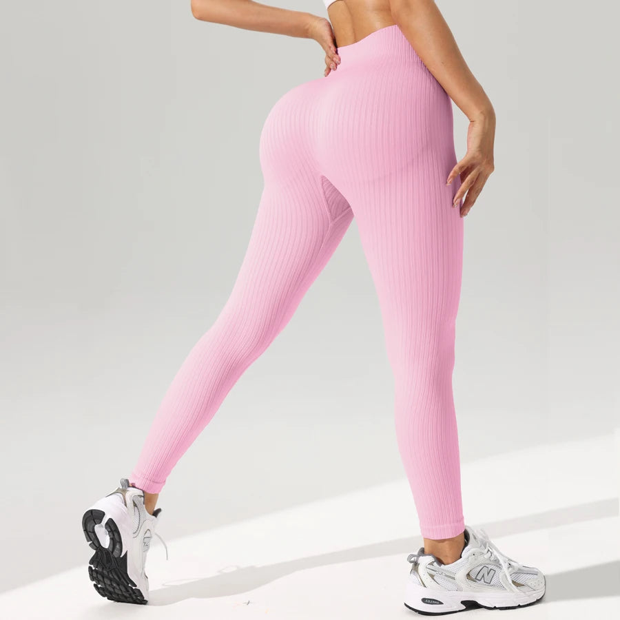High Waist Tummy Control Seamless Yoga Leggings for Women