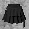High Waist Slim Fit Elastic Waist Skirt for Women in Solid Color
