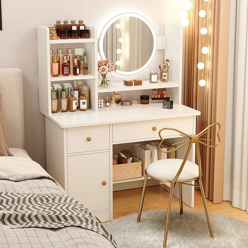 Modern Minimalist Dresser with Mirror for Small Spaces