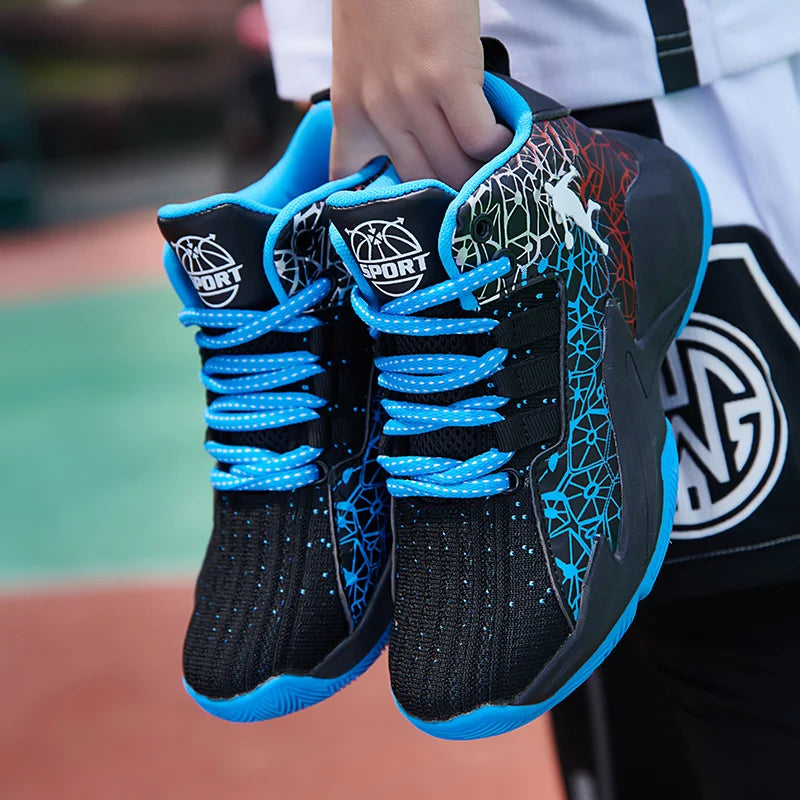 2026 Boys Basketball Sneakers Comfortable Lace-Up Shoes