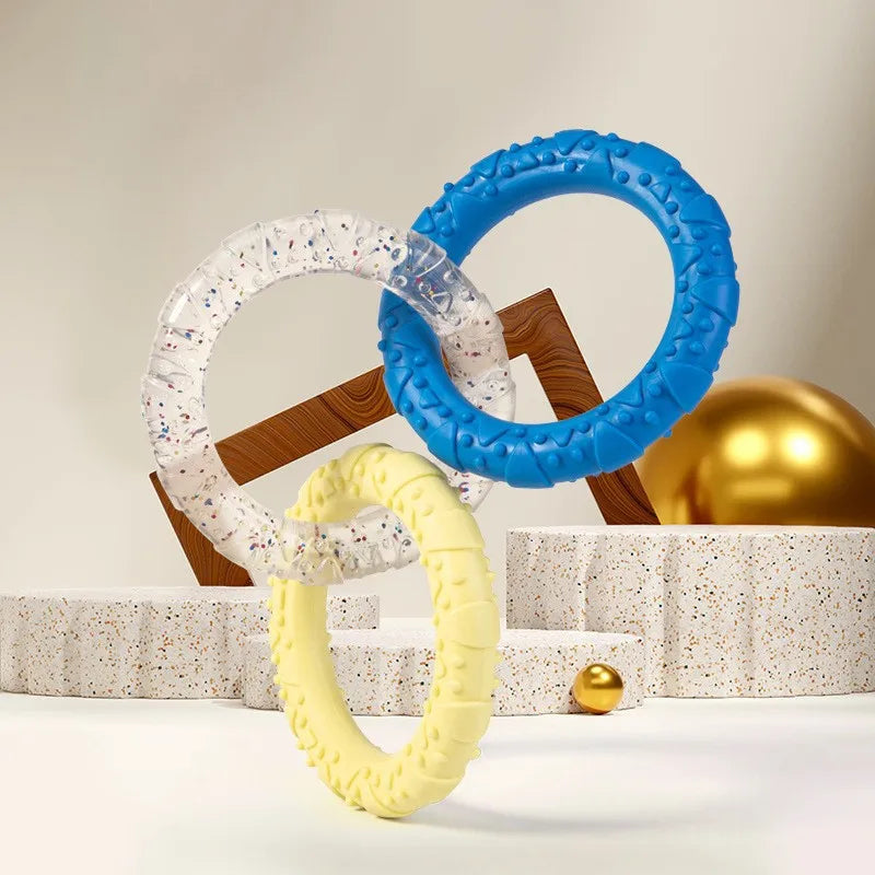 Durable TPR Dog Chew Toy for Interactive Play and Teeth Cleaning