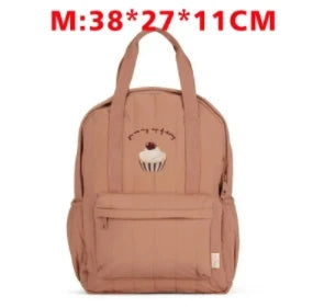Cute Cartoon Cotton Kids Backpack for Ages 4-6