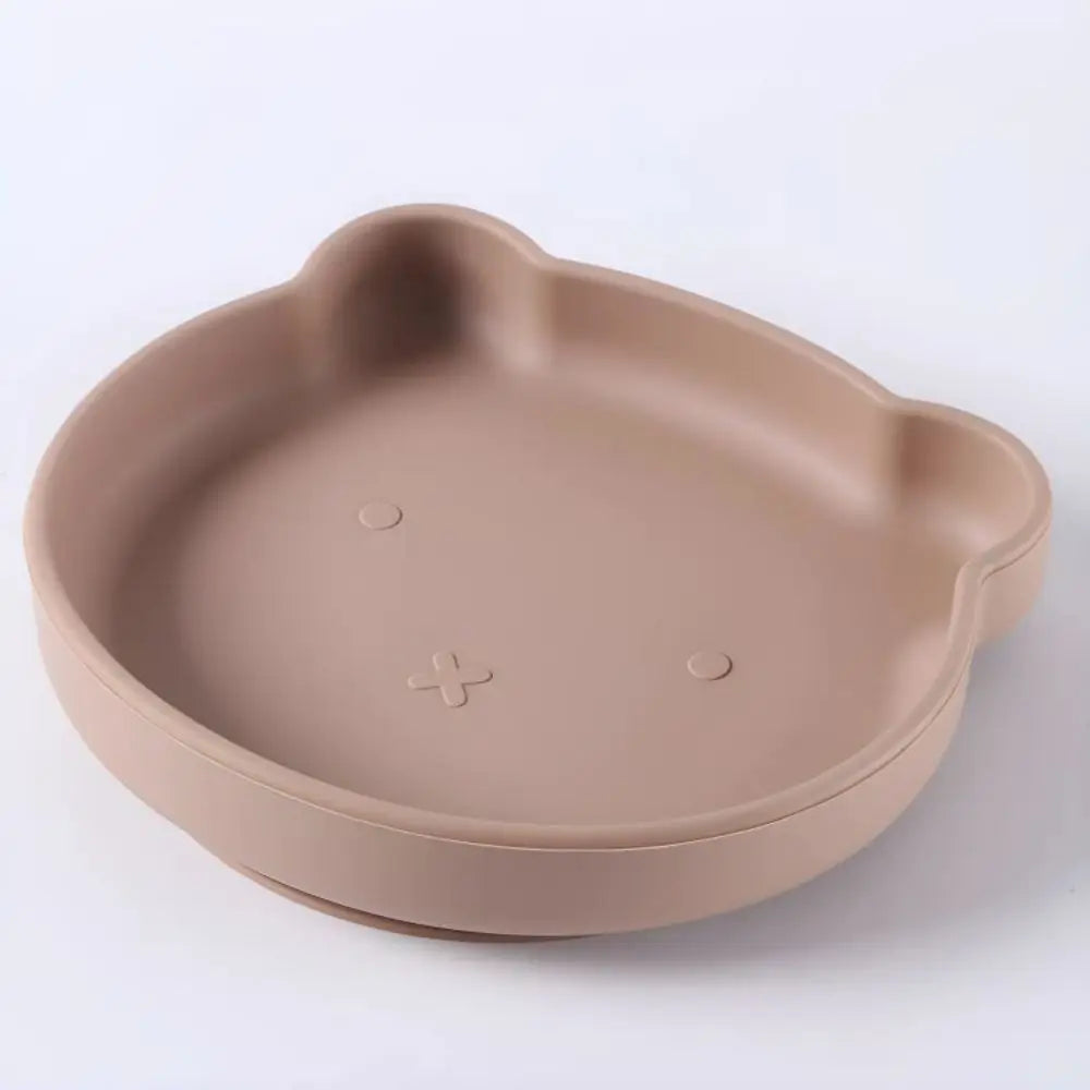 Bneseus Silicone Tableware Set for Children with Cartoon Design