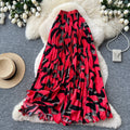 Elegant A-Line Mid Length Skirt for Women in Polyester