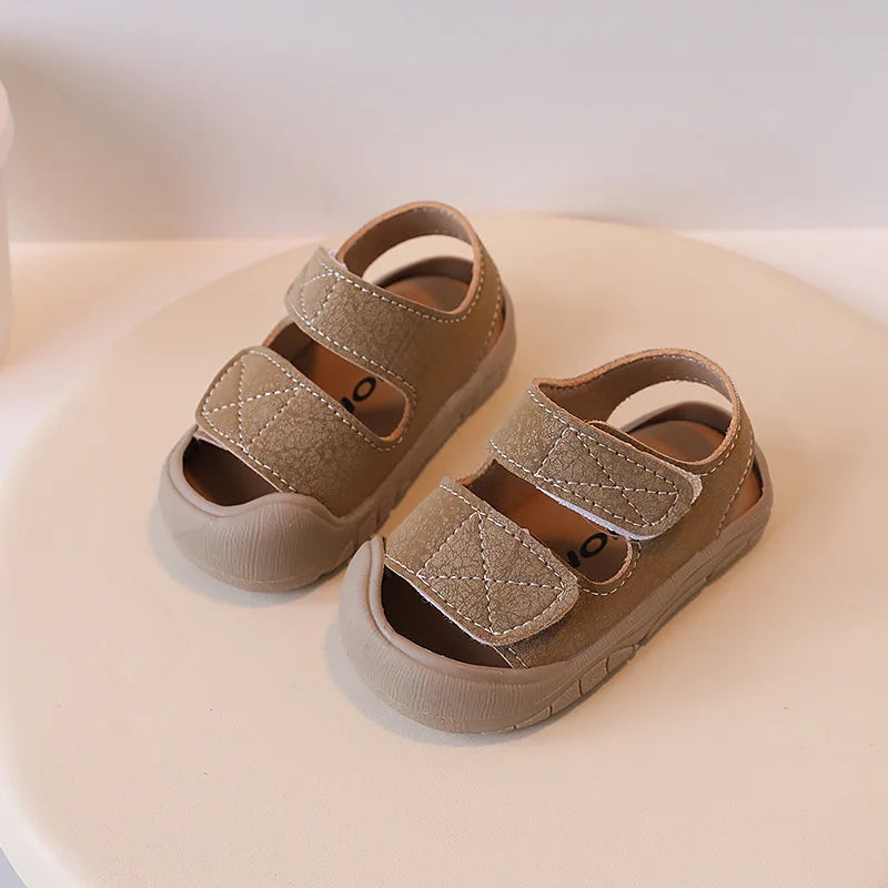Soft Soled Girls' Sandals for Kids Anti Slip Beach Shoes