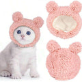 Soft Plush Headwear for Cats and Small Dogs