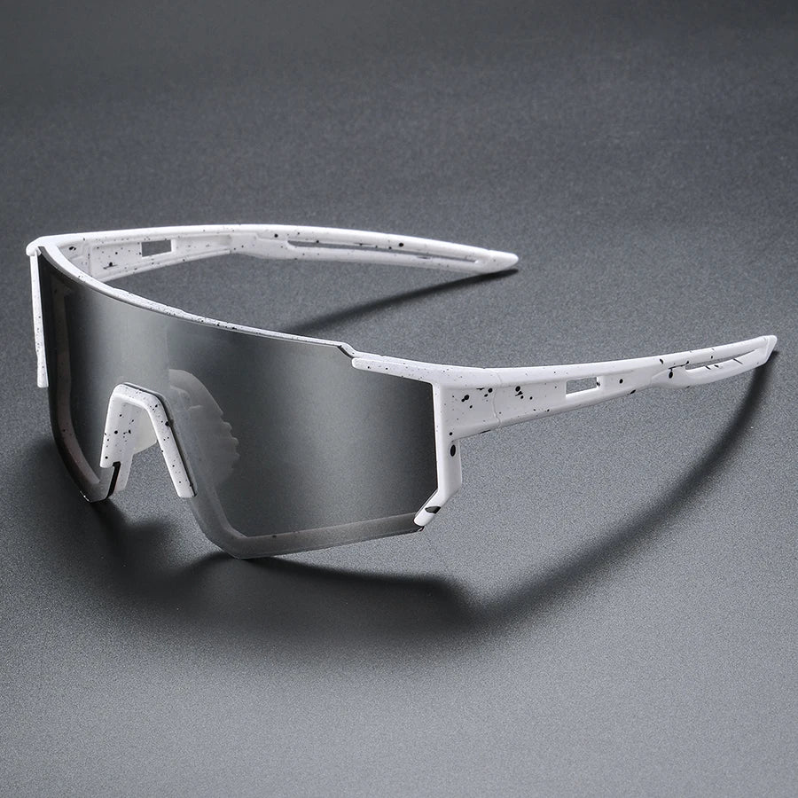 A Pair of Stylish Men's Glasses. Large Frame Glasses with a Futuristic Feel, Suitable for Men, Women, Fashion, and Photography