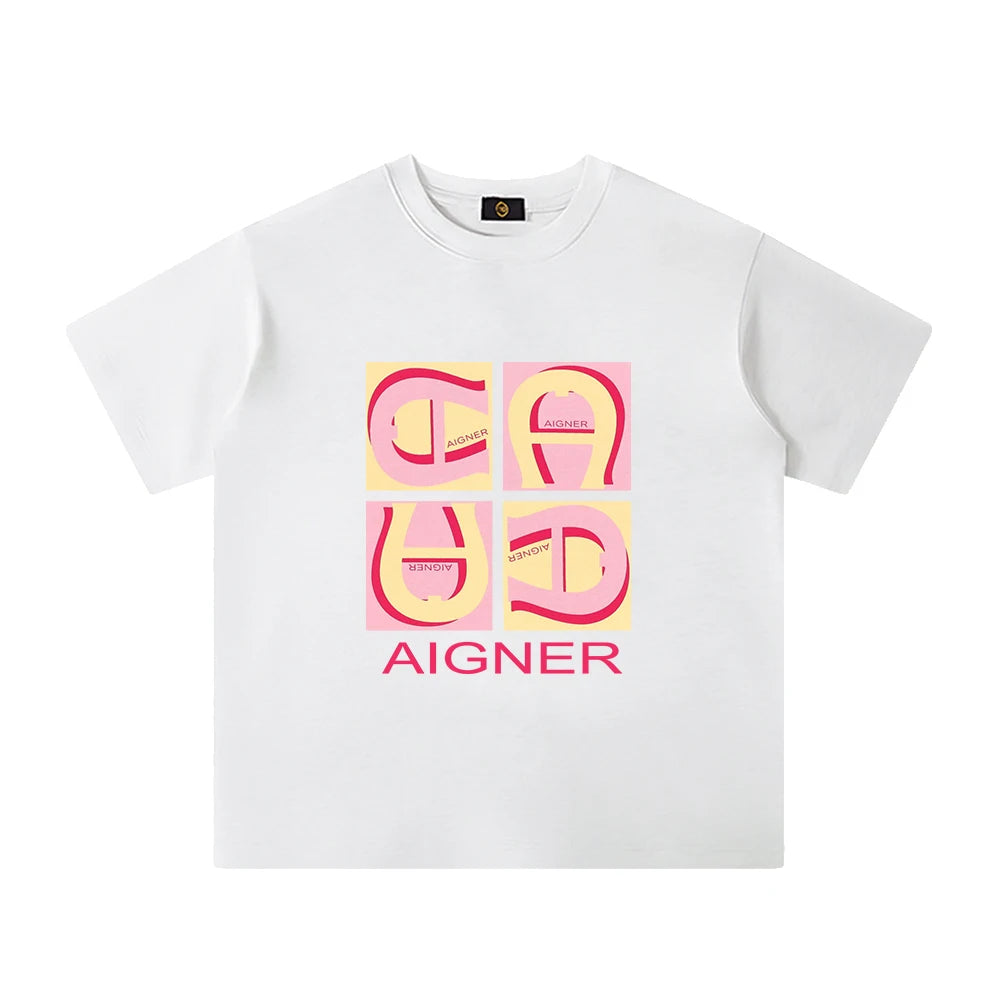 Girls' Cotton Summer T-Shirt with O-Neck Design