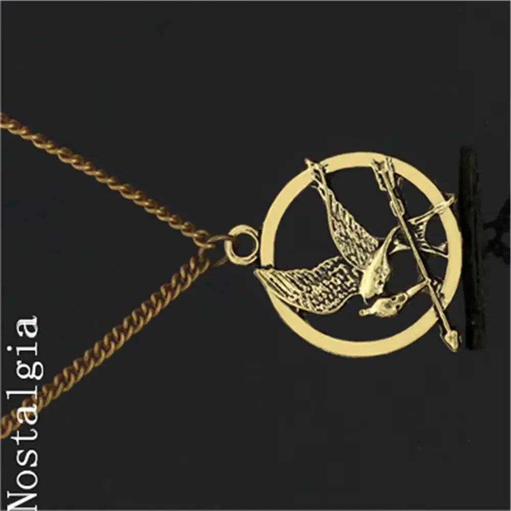 Vintage Punk Mocking Bird Pendant Necklace for Men and Women