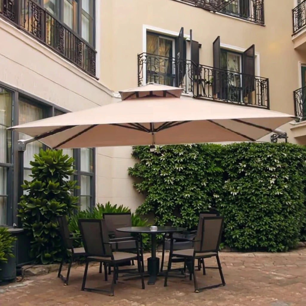 Customized Aluminum Outdoor Sun Umbrella for Garden and Patio