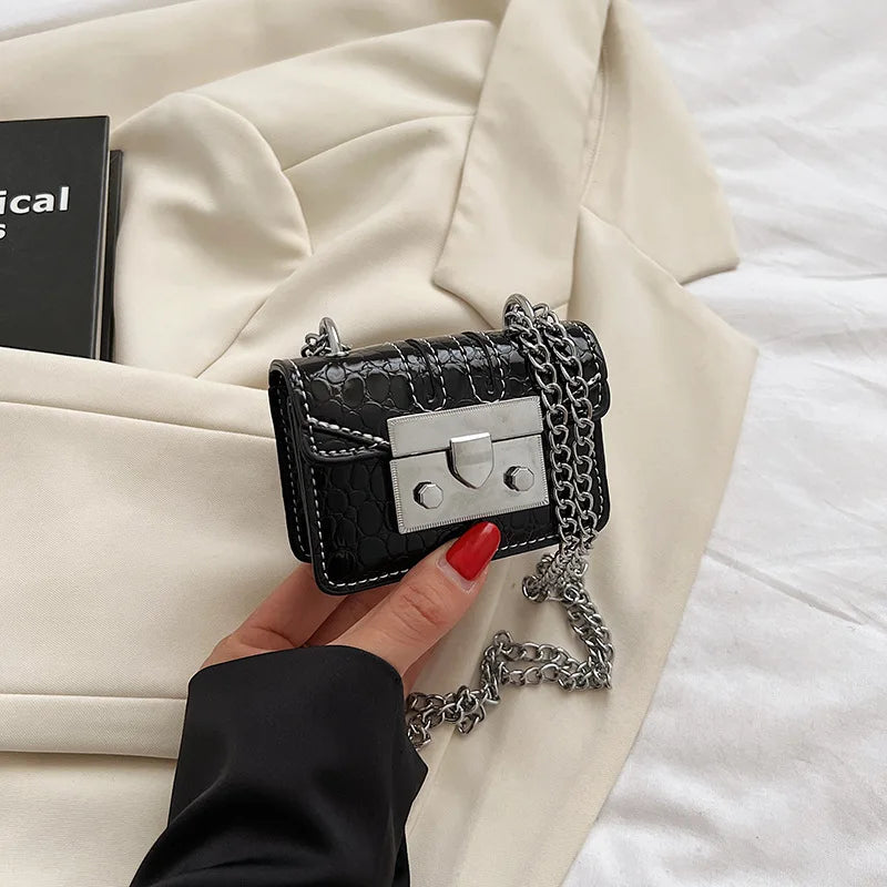 2024 Trend Women Mini Crossbody Chain Purse Handbag