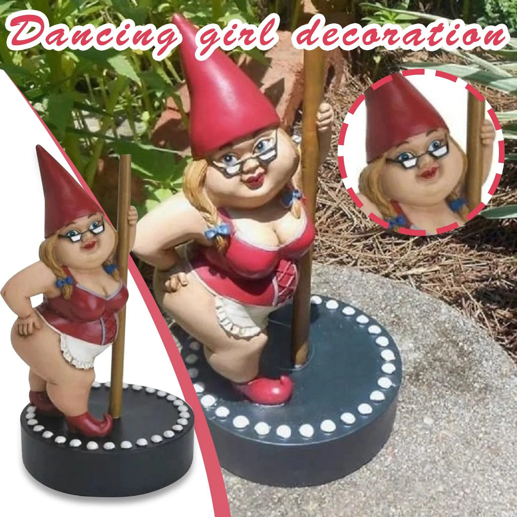 Resin Outdoor Garden Gnome Statue for Fairy Decor