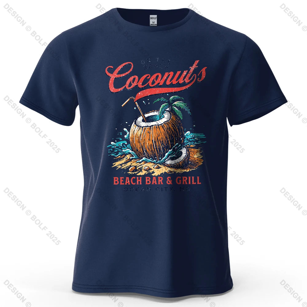 Men's Vintage Printed Graphic T-Shirt for Casual Summer Wear