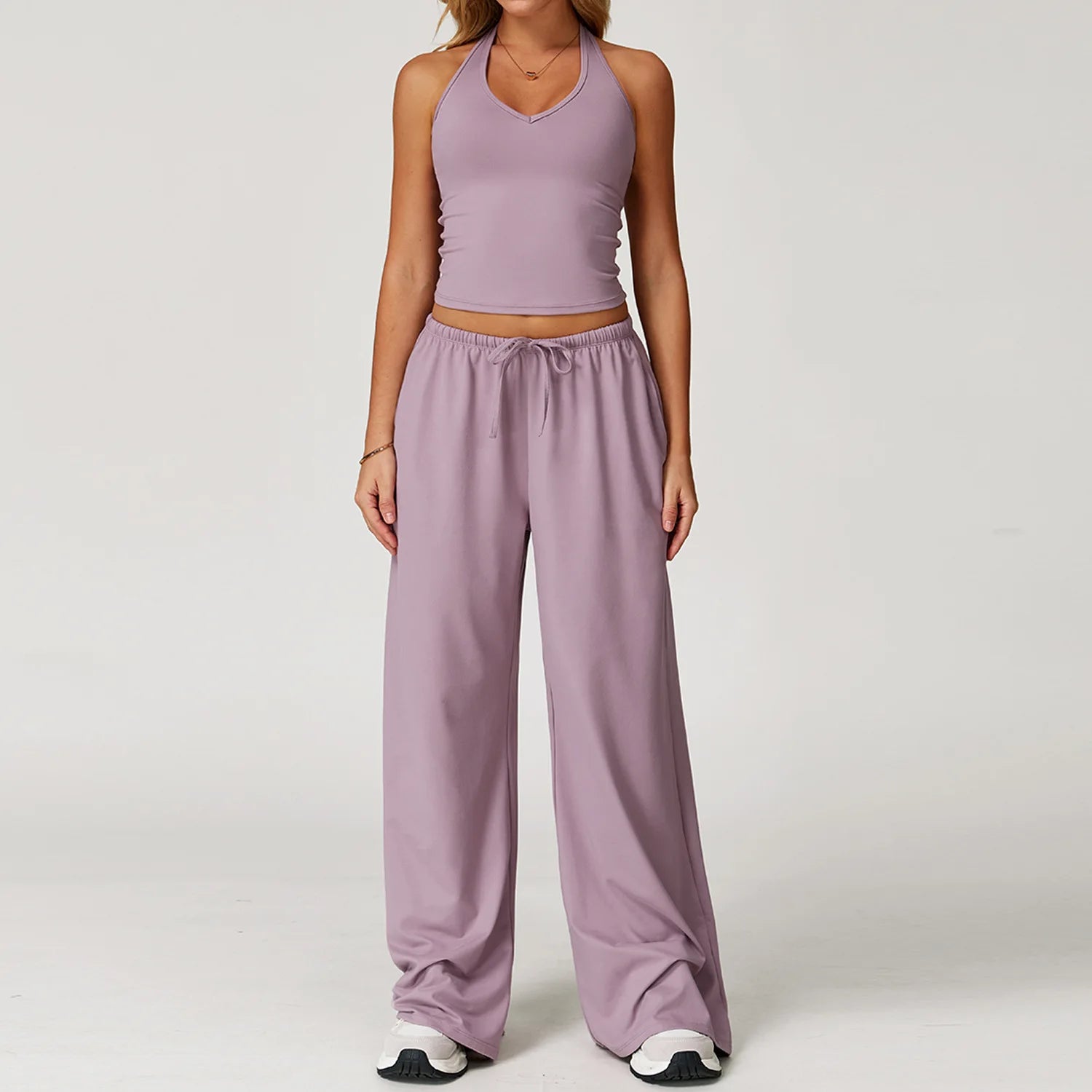 BIANHUI Women's Quick-Dry Yoga Set with Beauty Back Strap