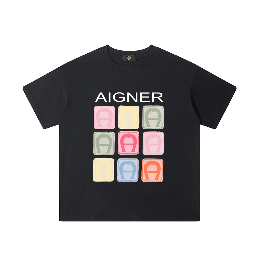 Girls' Cotton Summer T-Shirt with O-Neck Design