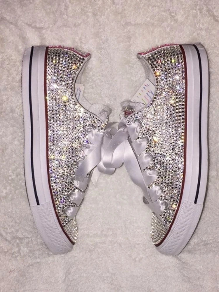 Rainbow Canvas Sneakers for Girls Birthday Party