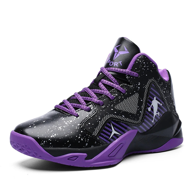 YUYIN Boys Basketball Sneakers Comfortable Running Shoes
