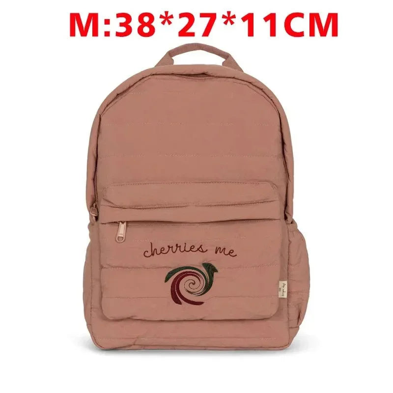 Cute Cartoon Cotton Kids Backpack for Ages 4-6