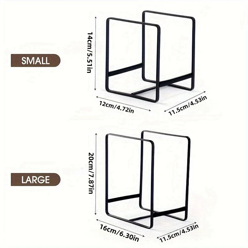 Metal Dish Storage Rack for Kitchen Countertop Organization
