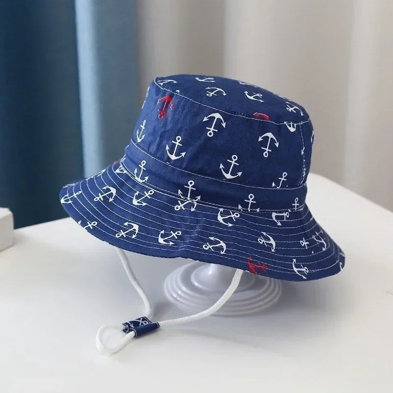 Cotton Fisherman Hat for Baby Girls and Boys 1-3 Years