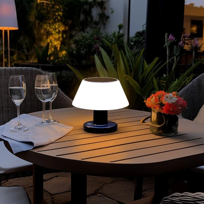 Dimmable Solar LED Garden Lamp with ABS Body for Outdoor Use