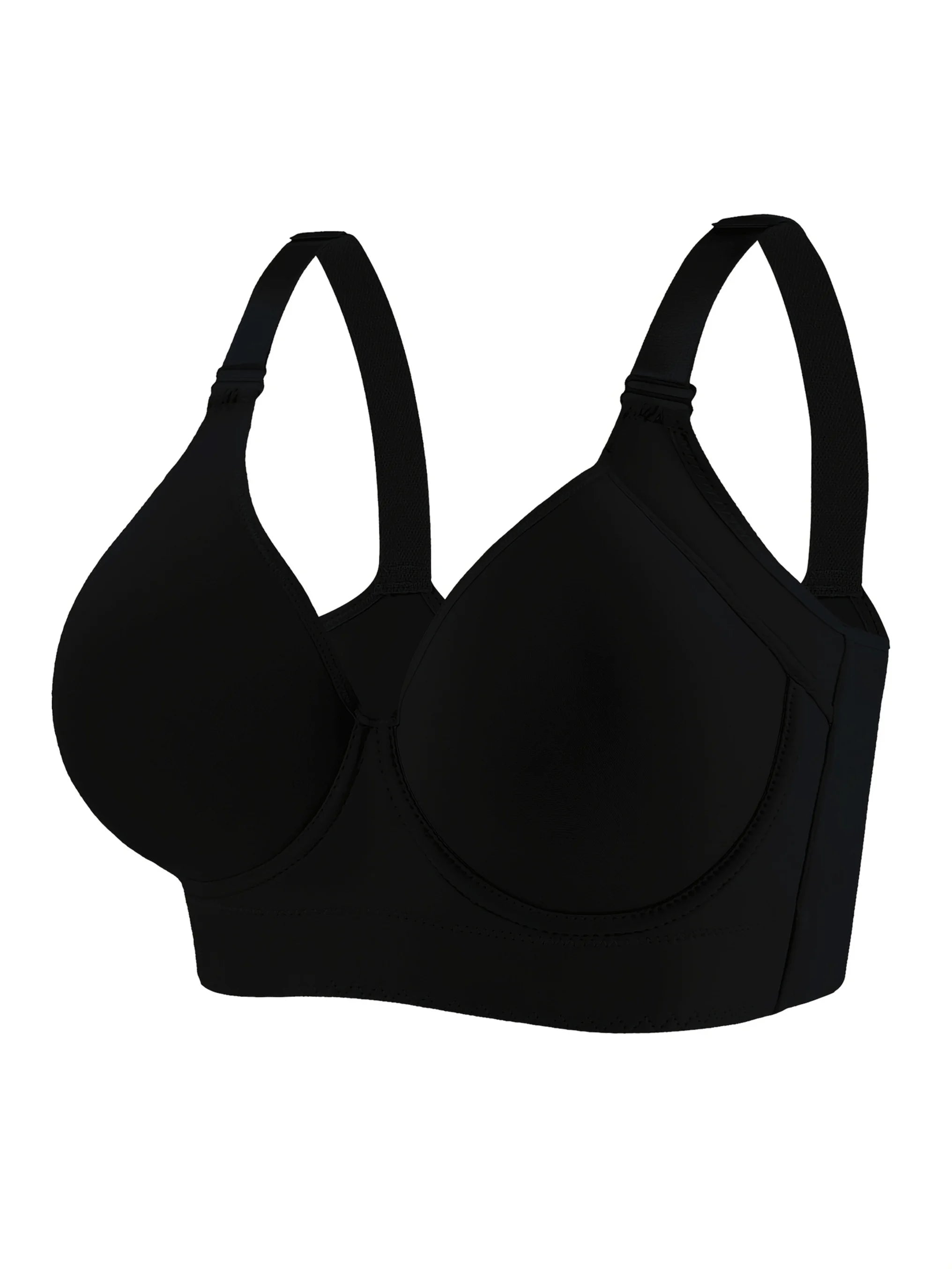 European size of underwear  with steel rims, gathered together to prevent sagging, sporty and beautiful back, deep V-bra