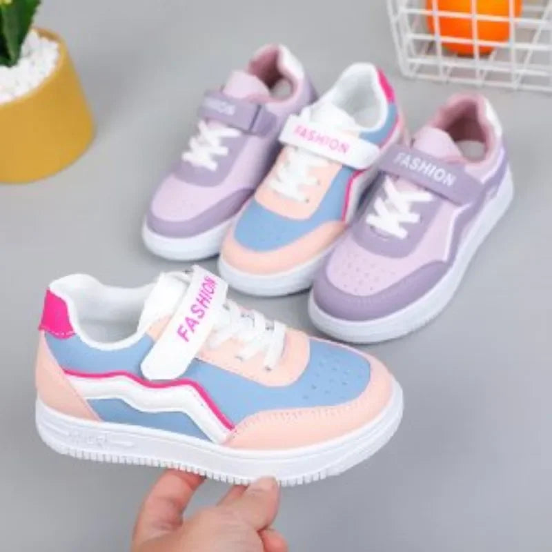 Purple Casual Sneakers for Girls with Anti-Slip Design