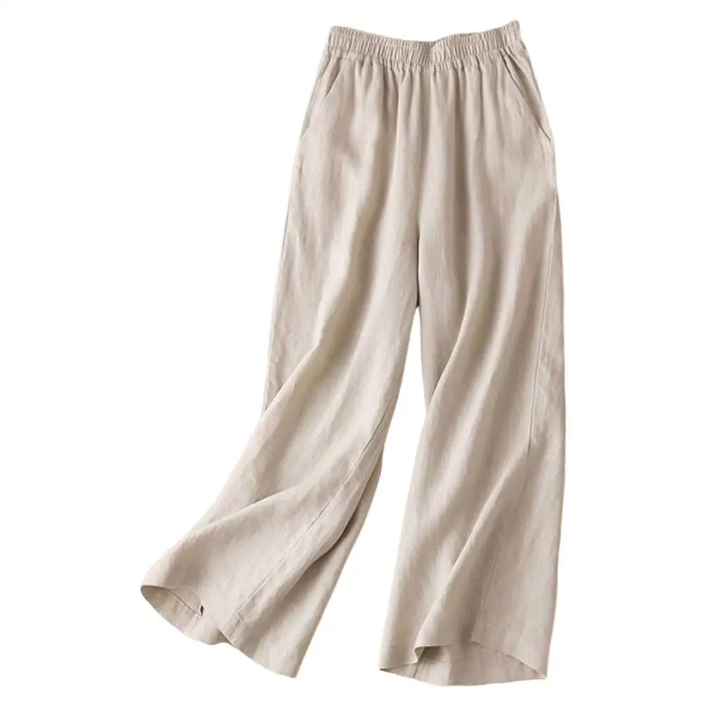 Lightweight Cotton Linen Summer Pants for Women
