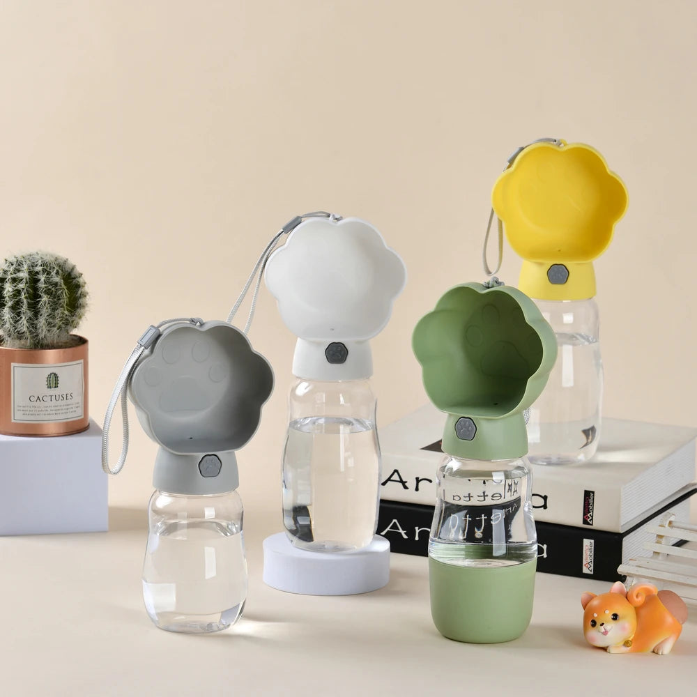 Travel-Friendly 2-in-1 Pet Water and Food Dispenser