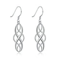 Elegant 925 Sterling Silver Drop Earrings for Women