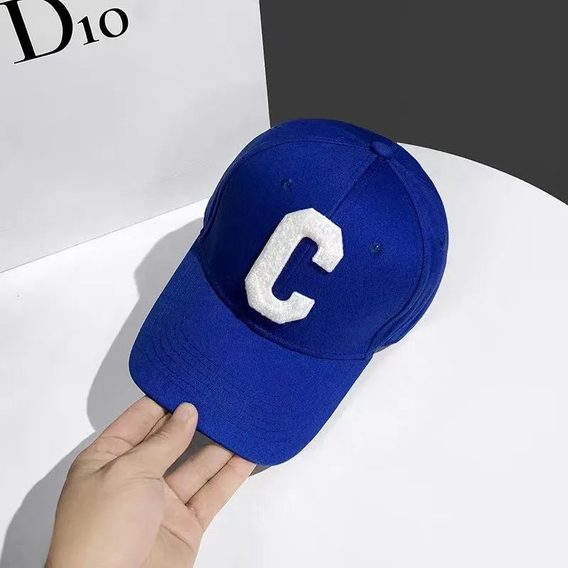 C Letter Embroidered Baseball Cap for Men and Women