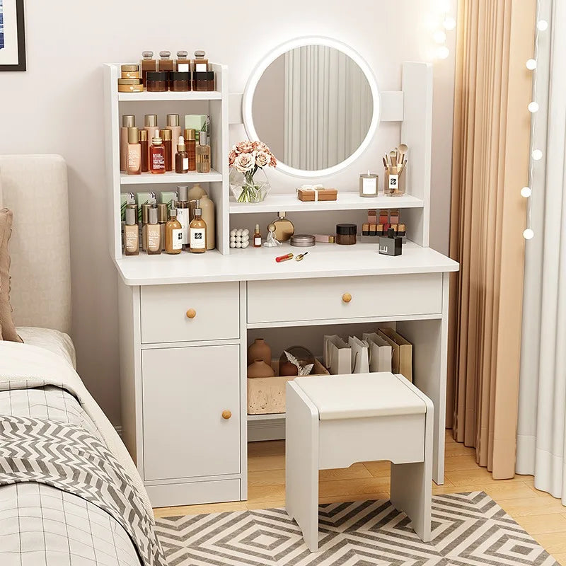 Modern Minimalist Dresser with Mirror for Small Spaces