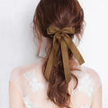 Bow Hairpin Hair Accessory for Girls in Solid Colors