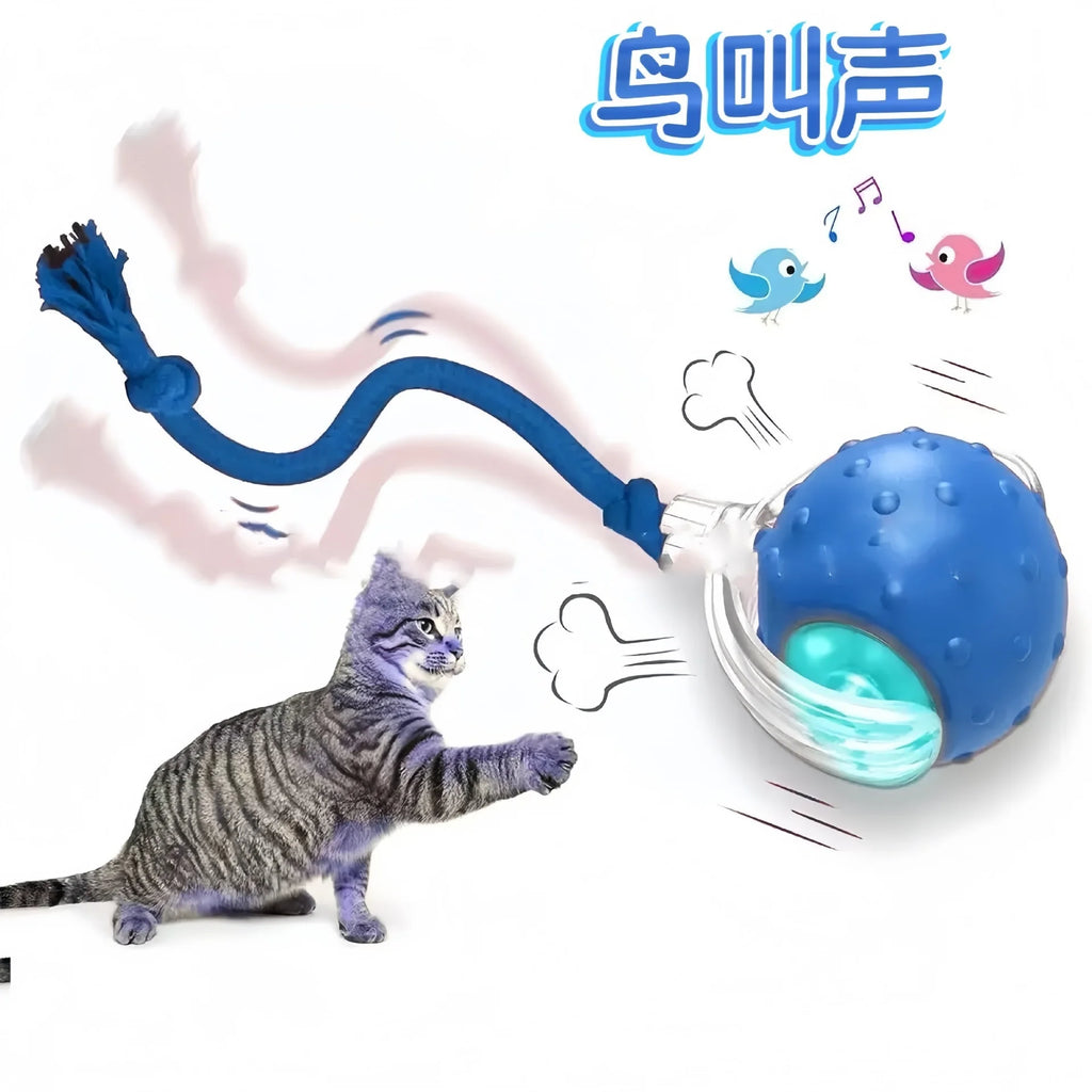 Smart Rolling Ball Cat Toy for Interactive Play and Boredom Relief