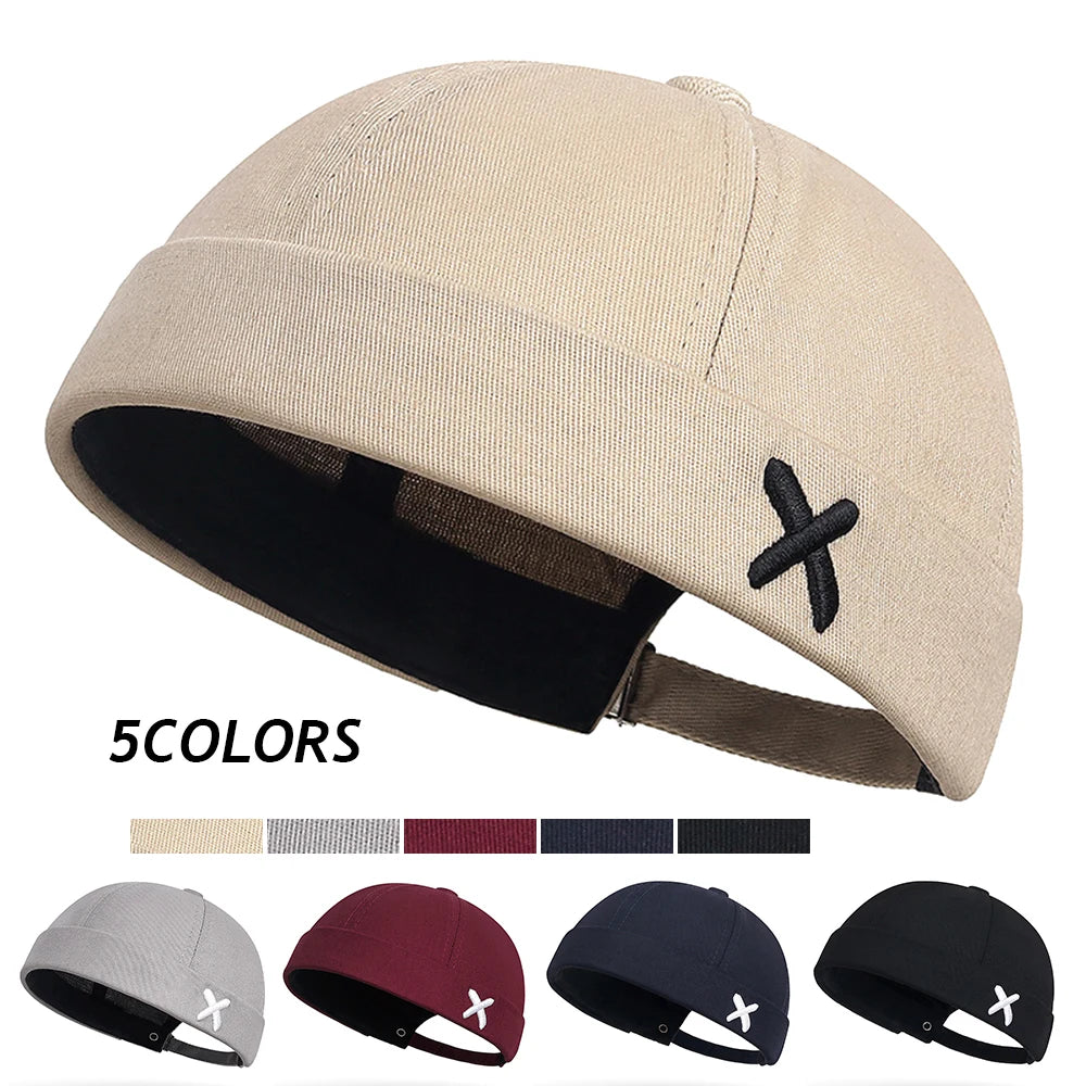 Vintage Brimless Hip Hop Beanie Hat for Men and Women