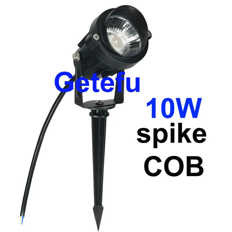 Getefu Outdoor LED Lawn Light Waterproof Aluminum Spot Lamp