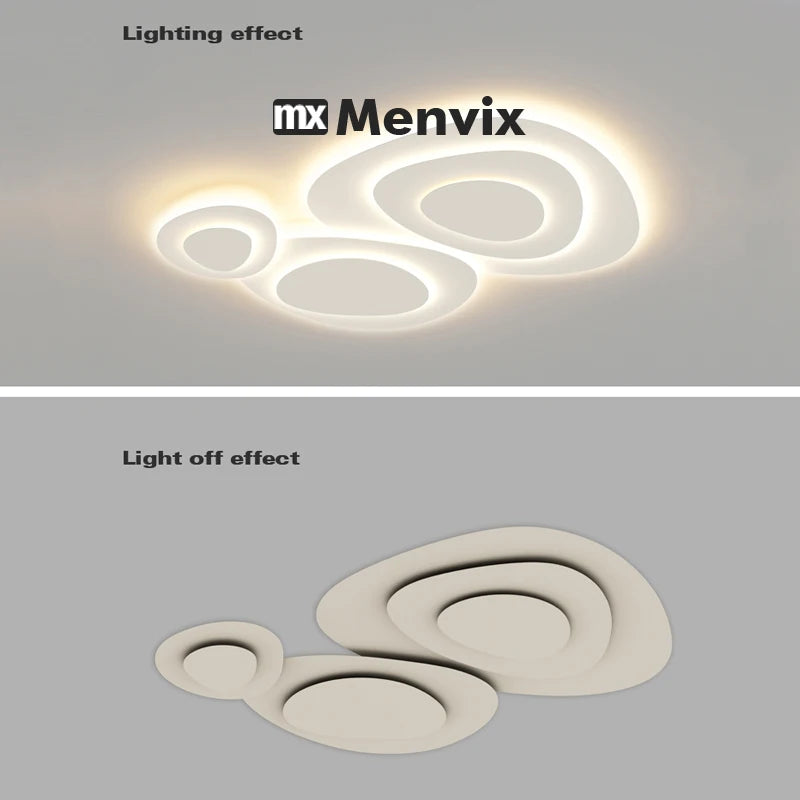 Milk White Art Deco Ceiling Lamp for Indoor Spaces