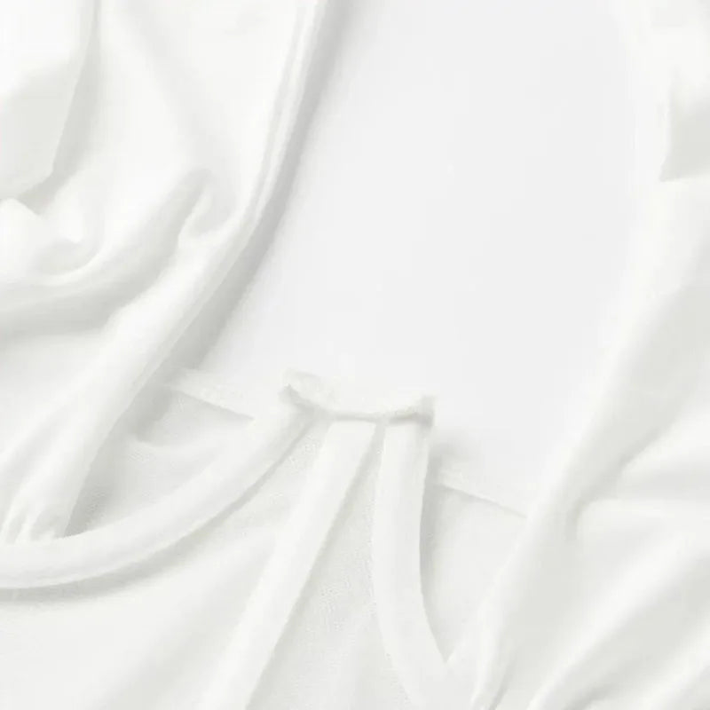 Sexy Cotton Stretch Tops For Women Cross Halter Sleeveless Blouses Fashion Sleeveless Hollow Out Top Irregular Neckline Tank Top